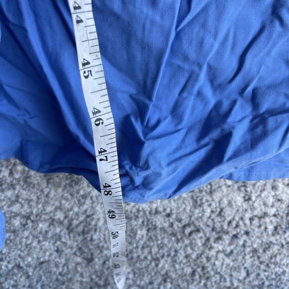 Steve Madden Leena Maxi Dress In Ultramarine Blue One Shoulder Small Ruffle - Picture 5 of 10